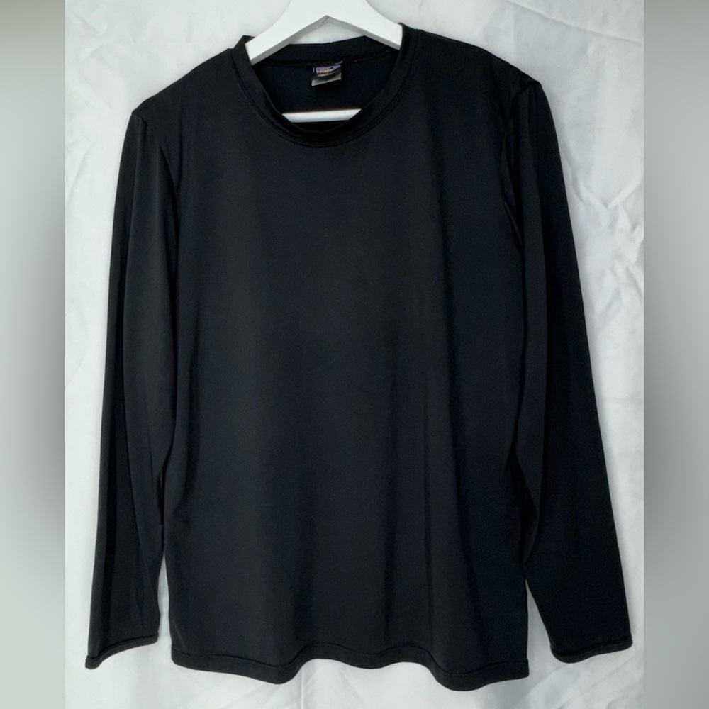 Patagonia Capilene Black Long-Sleeved Sport Size S - Picture 2 of 10